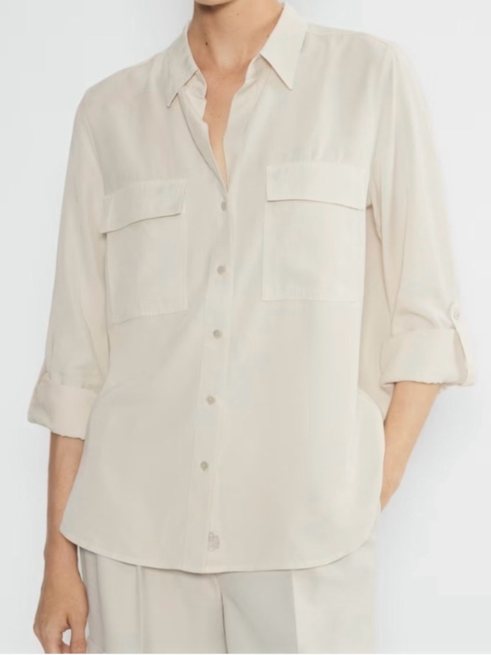 Aritzi Babaton Utility Button-Up Shirt XS guc
